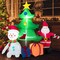Costway 7.2 FT Inflatable Christmas Decoration Lighted Blow up Xmas Tree w/ Santa Claus